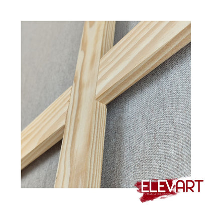 Lienzo de 162x130cm Forma Figura 100 + Doble Refuerzo Central