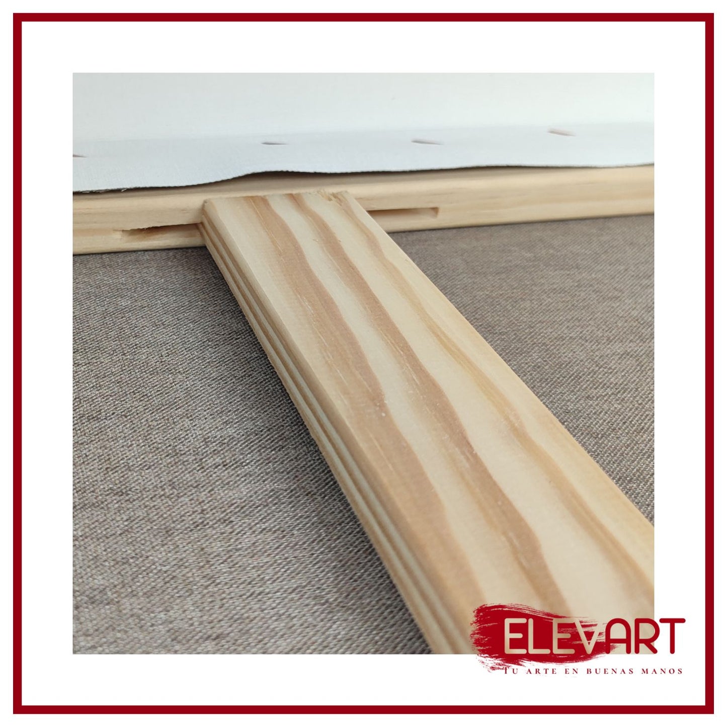 Pack de 2 Lienzos de 100x80cm + Refuerzo Central