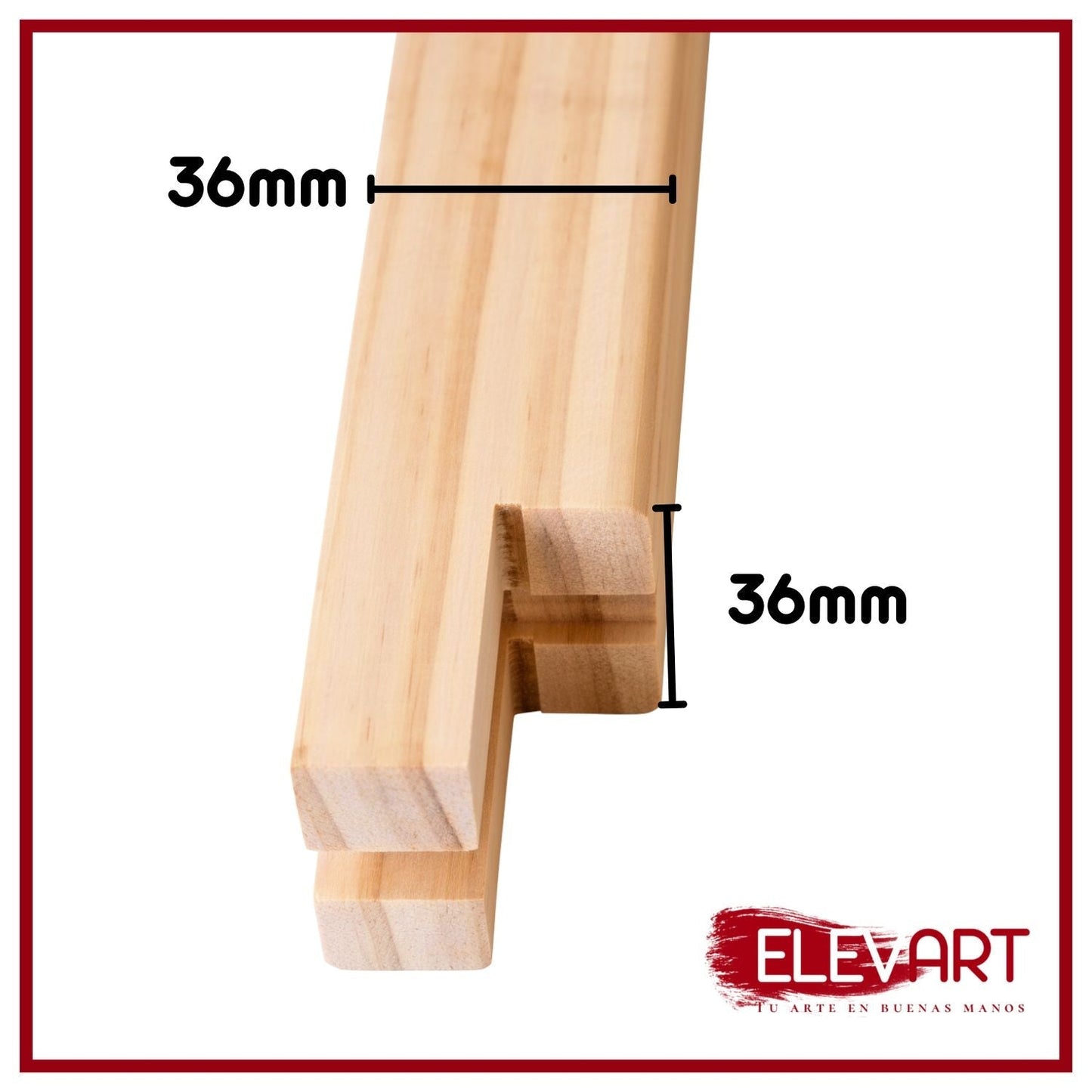 Pack de 2 Bastidores de 80x30cm