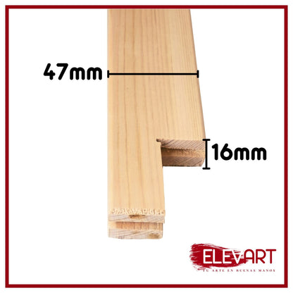 Pack de 2 Bastidores de 100x100cm + Refuerzo Central