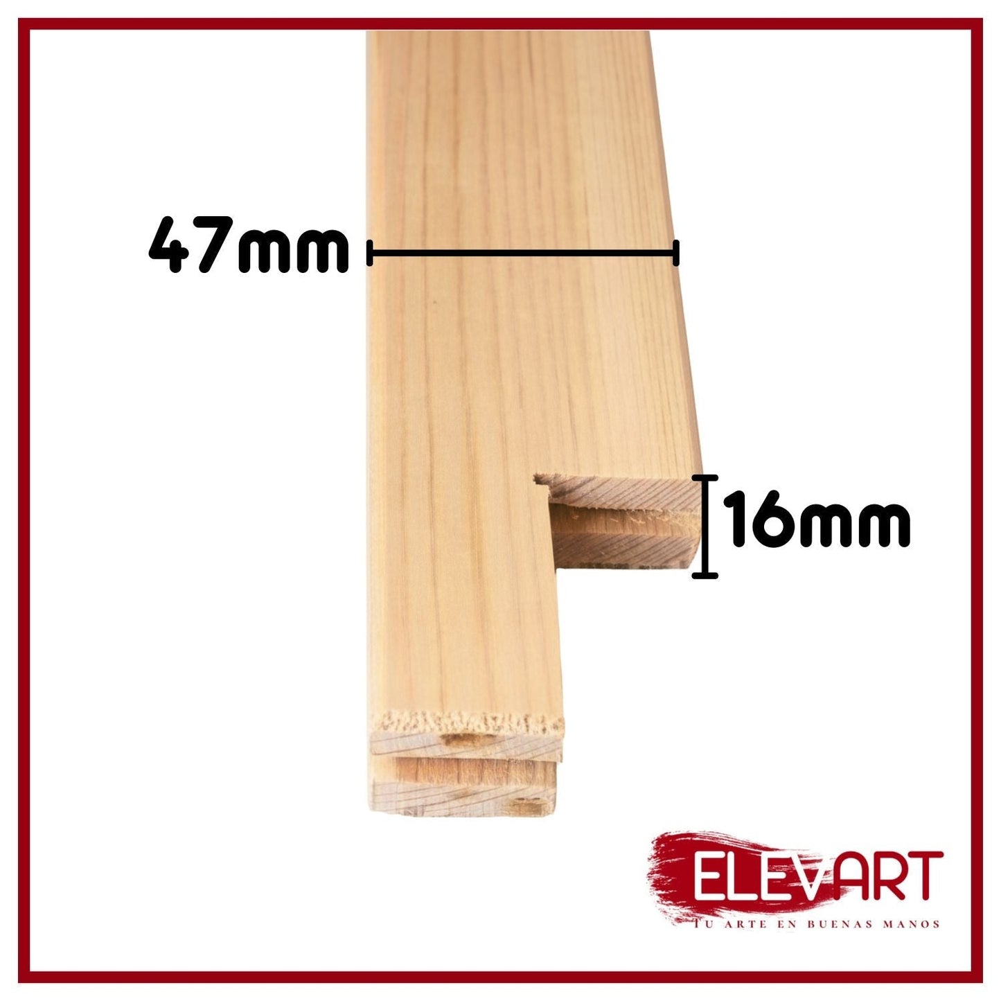 Pack de 2 Bastidores de 80x20cm