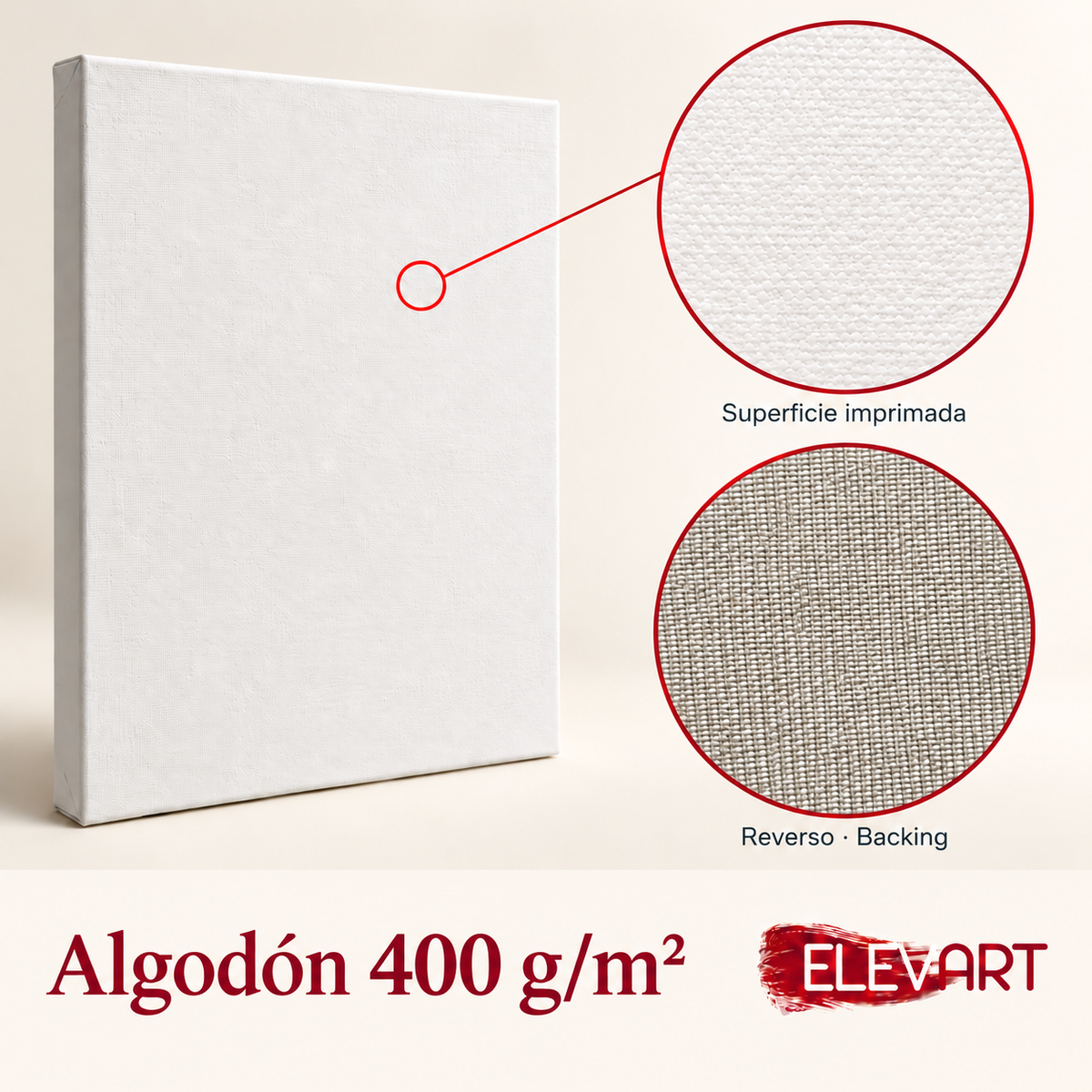 Pack de 2 Lienzos de 75x25cm