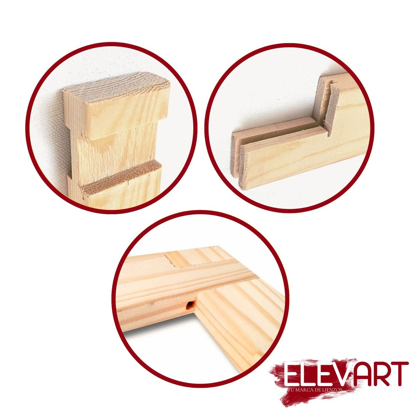 Pack de 2 Bastidores de 81x65cm Forma Figura 25