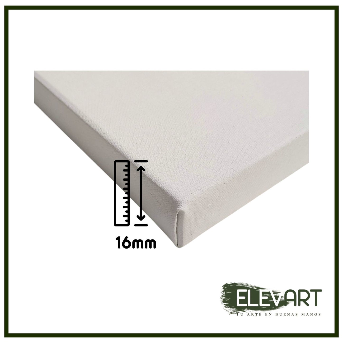 |Oferta Del Mes| Pack de  lienzos 50x40cm en 47x16mm |Algodón 350gr/m2| Unidades Limitadas