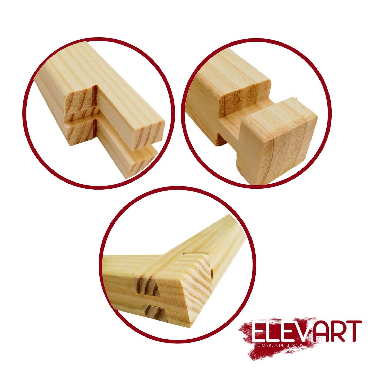 Pack de 2 Bastidores de 81x65cm Forma Figura 25