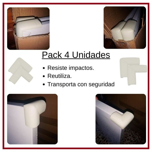 Protección Extra para tu Obra – (Pack de 4 Esquineras Antigolpes)