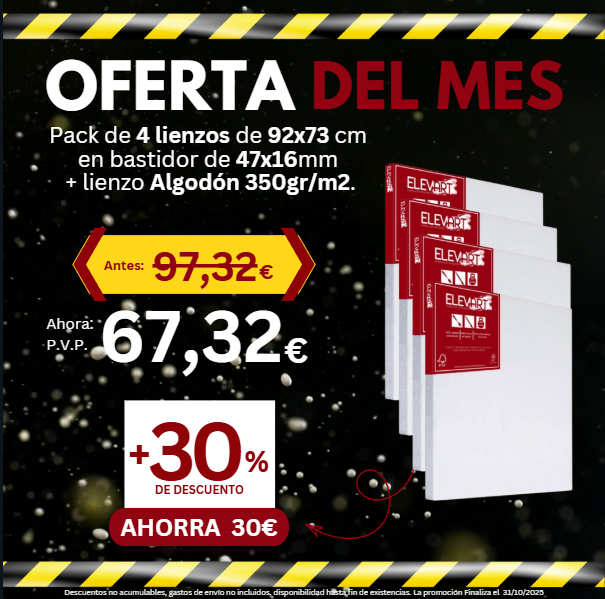 |+30% de Descuento |Oferta Del Mes| Pack de 4 lienzos| Unidades Limitadas|